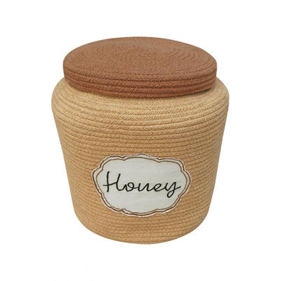 Basket Honey Pot
