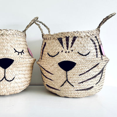 Natural Tiger Basket - Large