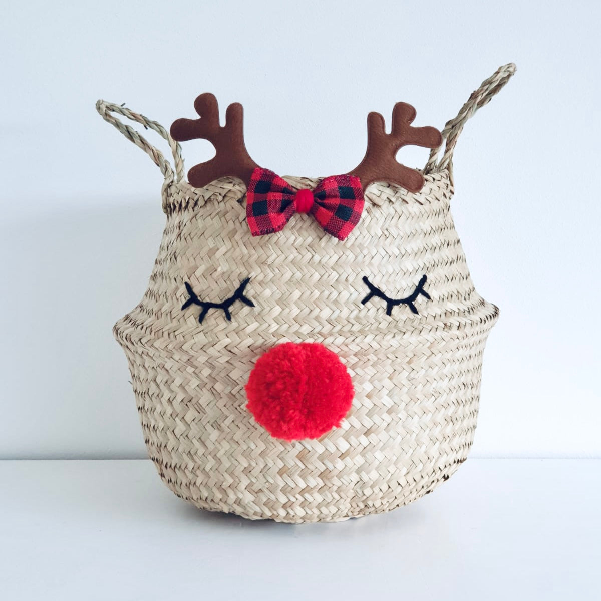 Reindeer Basket - Medium