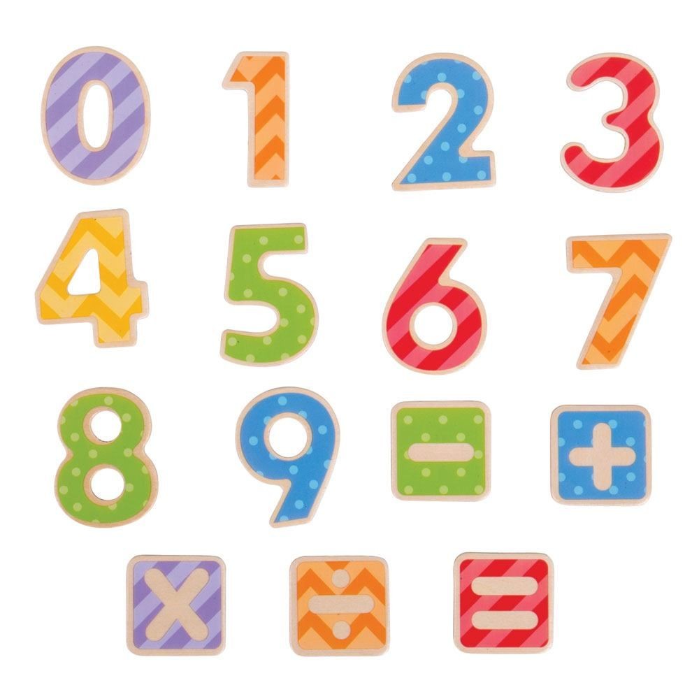 Big Jigs Numbers Magnets Ideal for Counting & Start Learning Arithmetic