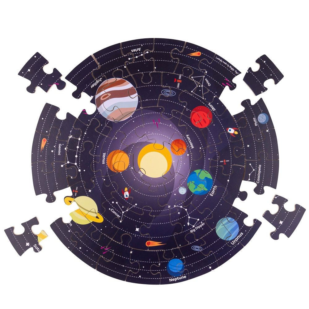 Bigjigs Circular Floor Puzzle - Solar System