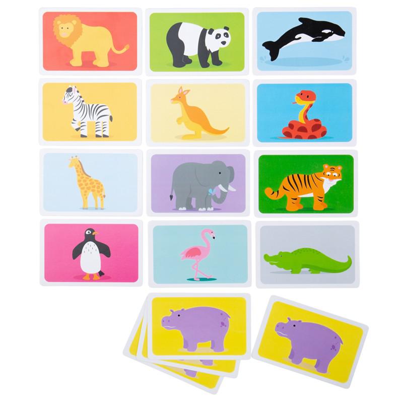 Bigjigs Snap Card Game - Wild Animals