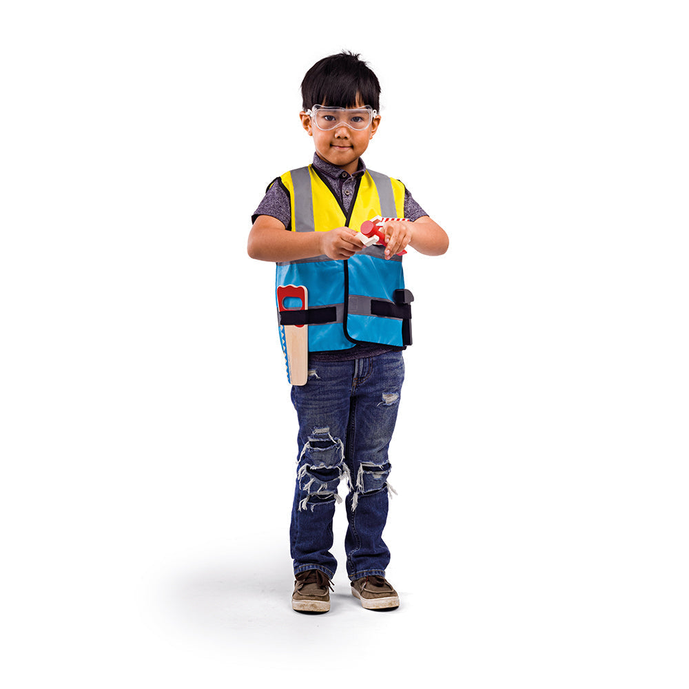 Builder Dress Up (Without Helmet)-Bigjigs Toys-Yes Bebe