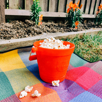 Cherry Red Silicone Bucket, Flyer and Spade Set - DNA yet