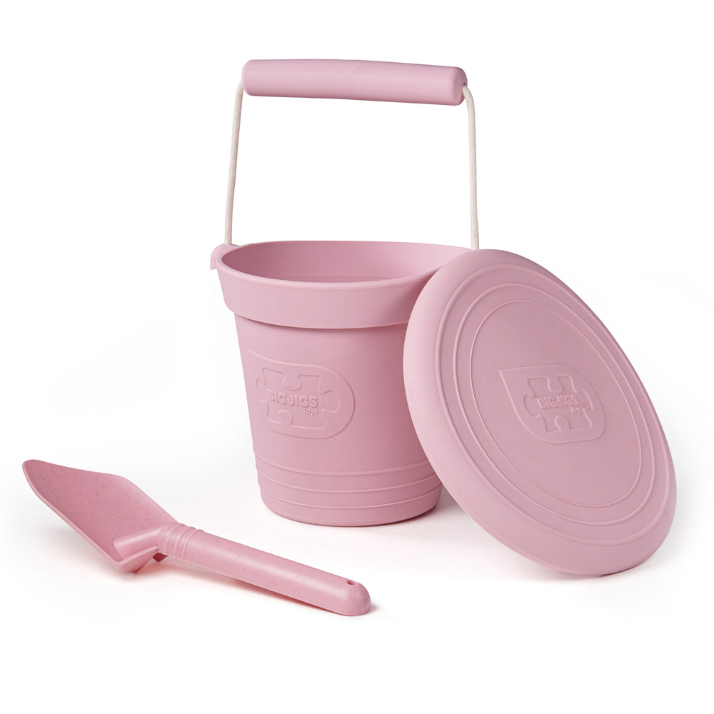 DNA yet Blush Pink Silicone Bucket, Flyer and Spade Set