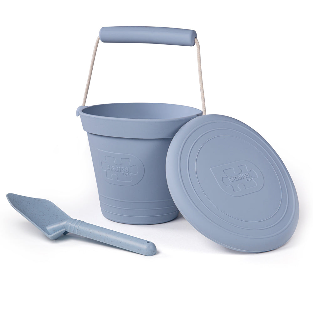 Dove Grey Silicone Bucket, Flyer and Spade Set - DNA yet