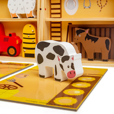 Farm Animal Playbox-Farm Playset-Bigjigs Toys-Yes Bebe