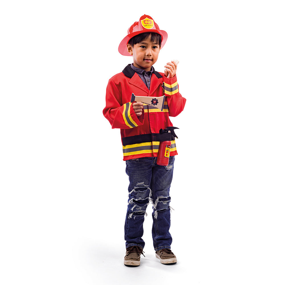 Firefighter Dress Up (Without Helmet)-Bigjigs Toys-Yes Bebe