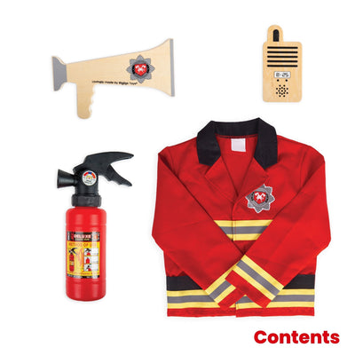 Firefighter Dress Up (Without Helmet)-Bigjigs Toys-Yes Bebe