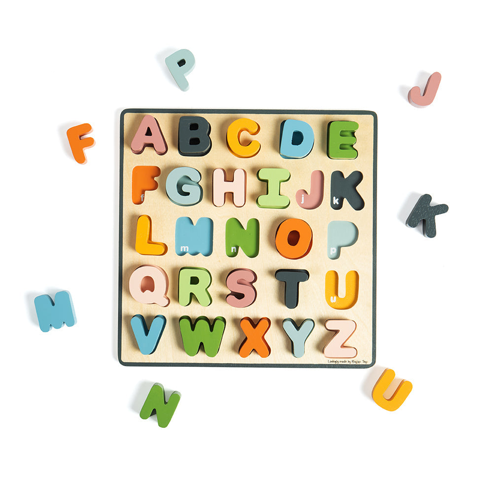 Fsc Uppercase Abc Puzzle-Bigjigs Toys-Yes Bebe