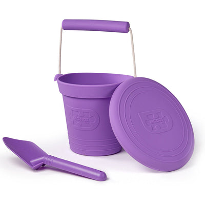 Lavender Purple Silicone Bucket, Flyer and Spade Set - DNA yet