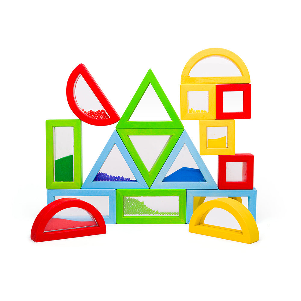 Rainbow Sensory Shapes Toy