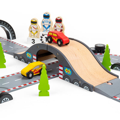 Roadway Race Day-Bigjigs Toys-Yes Bebe