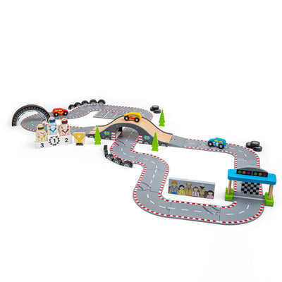 Roadway Race Day-Bigjigs Toys-Yes Bebe