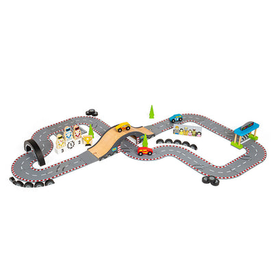 Roadway Race Day-Bigjigs Toys-Yes Bebe