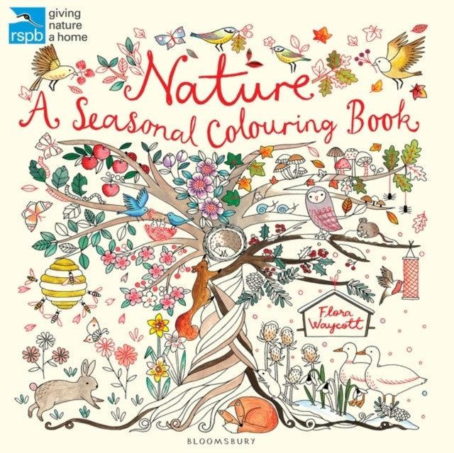 RSPB Nature: A Seasonal Colouring Book - Flora Waycott