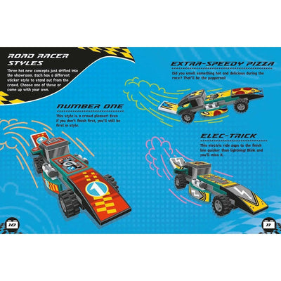 Lego® Build And Stick: Custom Cars (Includes Lego® Bricks, Book And Over 260 Stickers)