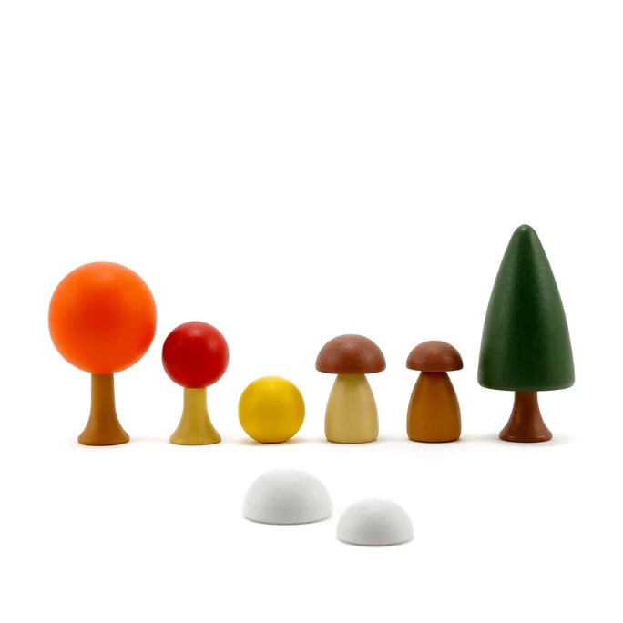 CLiCQUES Wooden Magnetic Set - Autumn Garden