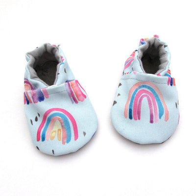 Cabooties Eco Canvas Baby Shoes - Rainbow Babies