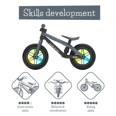 BMXie Balance Bike - Glow Anthracite