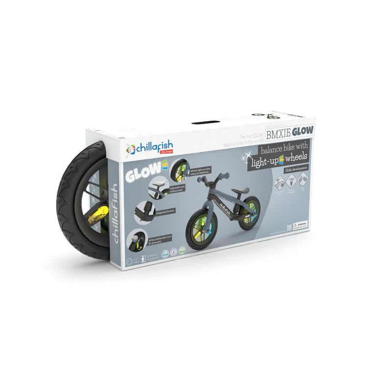 BMXie Balance Bike - Glow Anthracite