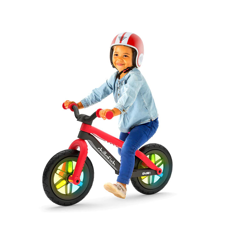 Chillafish BMXie Balance Bike Vibrant Glow Red Balance Bikes