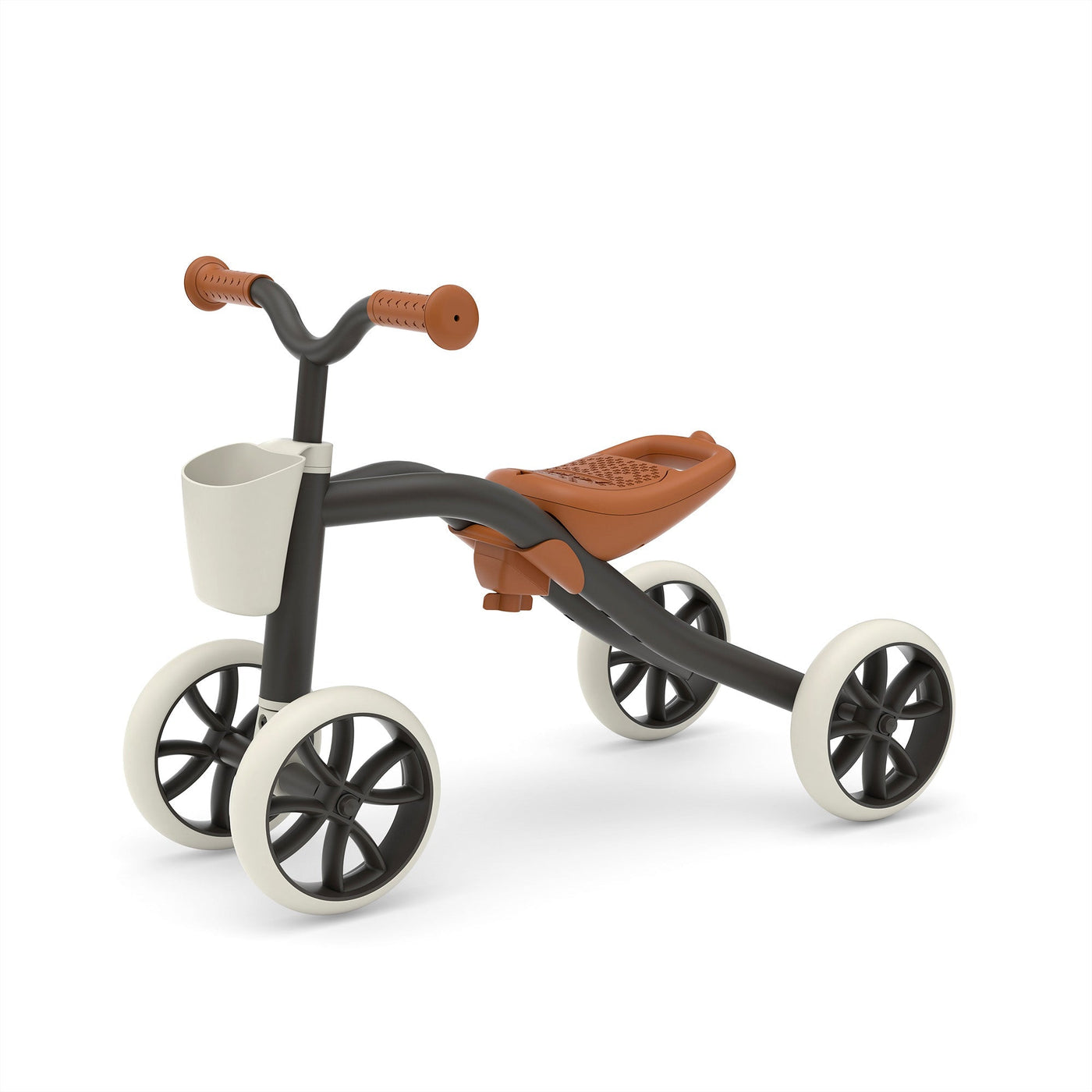 Quadie 2 4-Wheel Ride On & Basket - Black