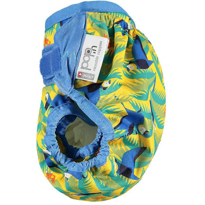 Pop-in Single Printed Reusable Nappy Wrap - Parrot