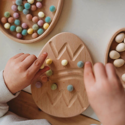 DNA DAMAGED ON SIDE Easter Egg Wooden Pre-Writing Board - The Little Coach House