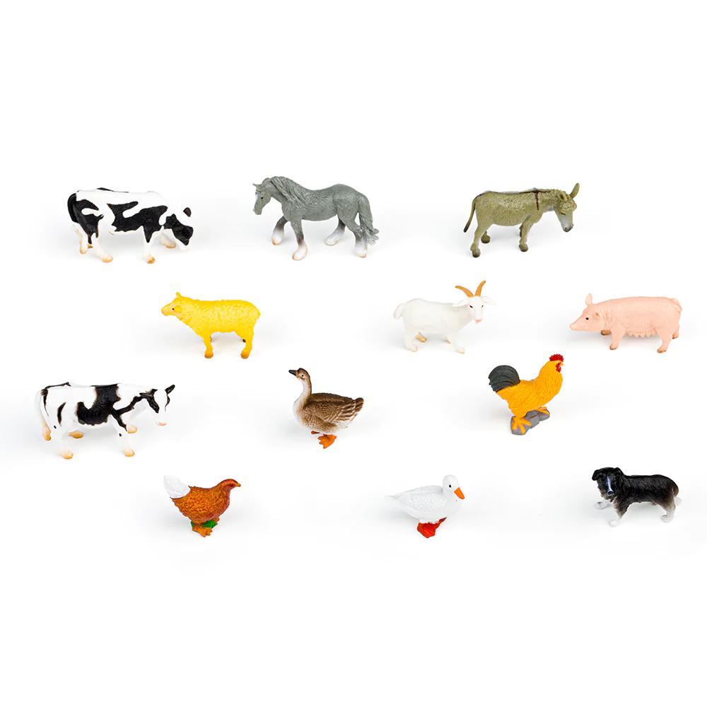 Box of Mini Farm Animals