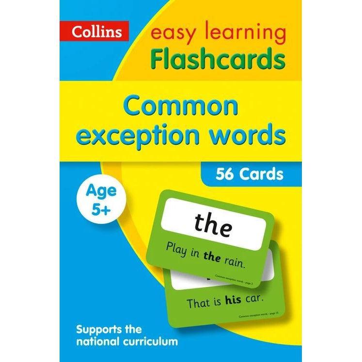 Common Exception Words Flashcards: Ideal For Home Learning (Collins Easy Learning Ks1)