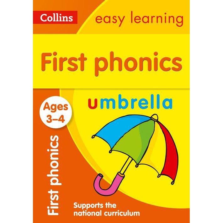 First Phonics Ages 3-4: Ideal For Home Learning (Collins Easy Learning Preschool)