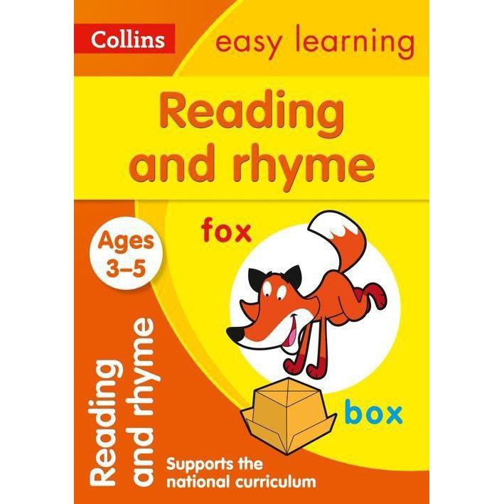 Reading And Rhyme Ages 3-5: Ideal For Home Learning (Collins Easy Learning Preschool)