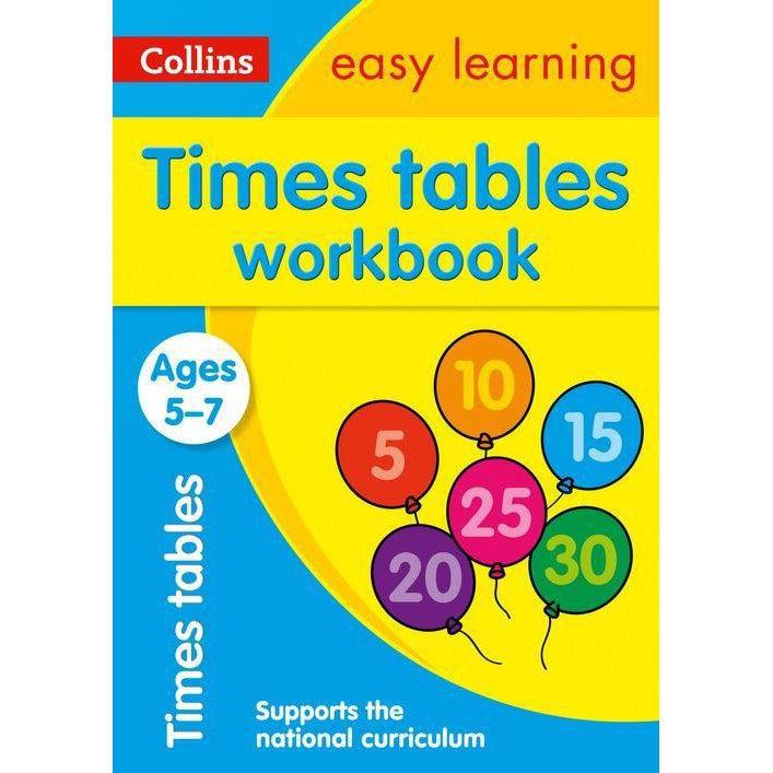 Times Tables Workbook Ages 5-7: Ideal For Home Learning (Collins Easy Learning Ks1)