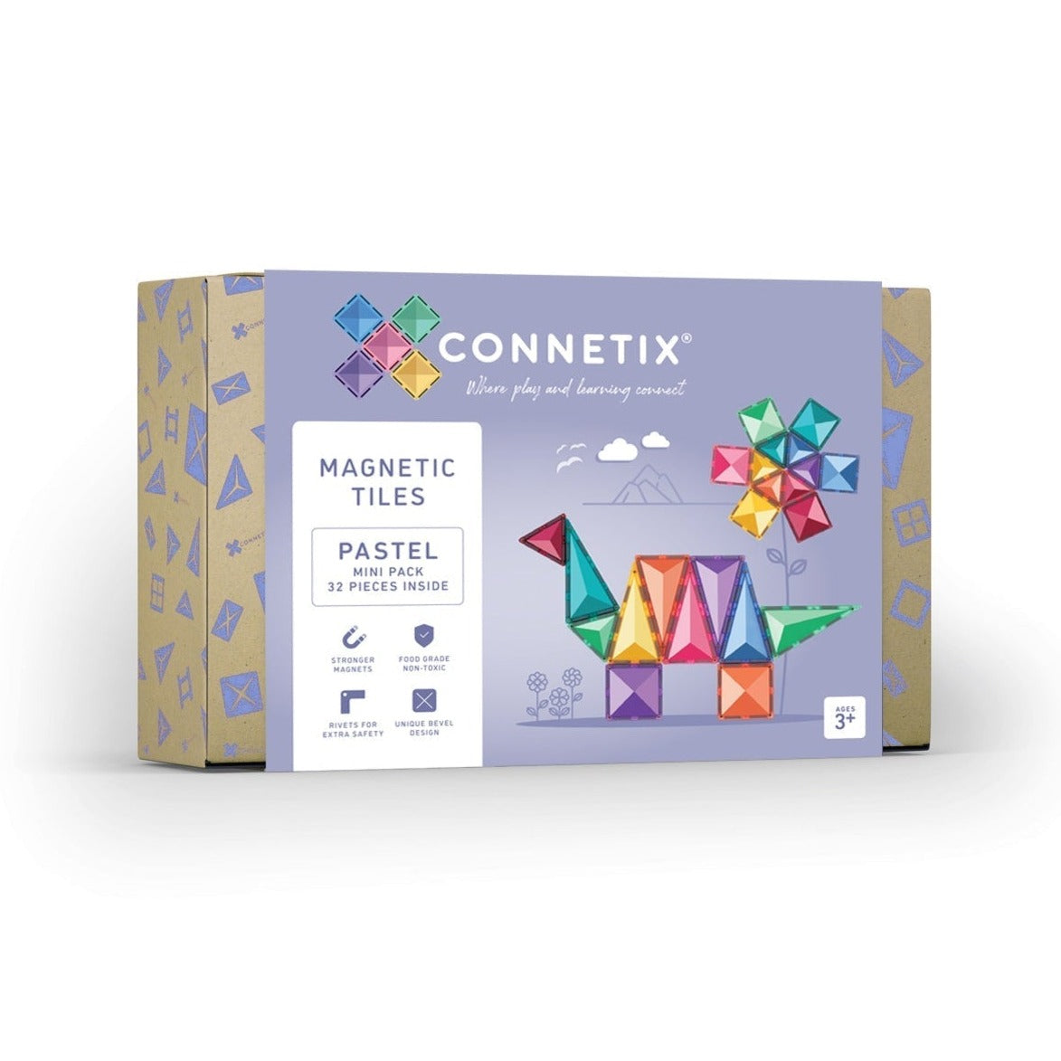 Connetix Pastel Mini Pack 32 pieces