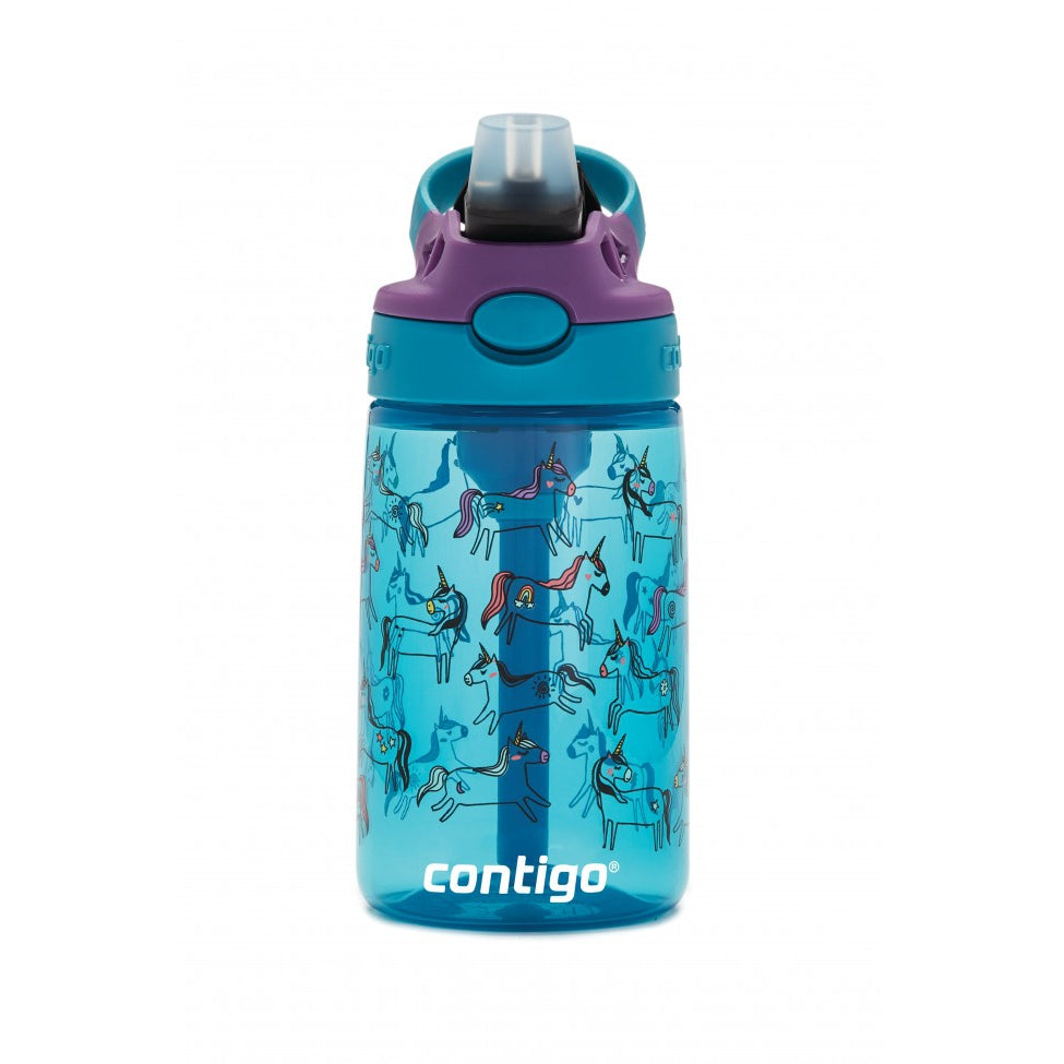 Contigo Children's Water Bottle - Easy Clean PP 420ml - Juniper Unicorn