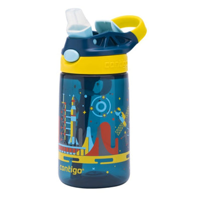 Contigo Children's Water Bottle - Gizmo Flip 420ml - Nautical with Space