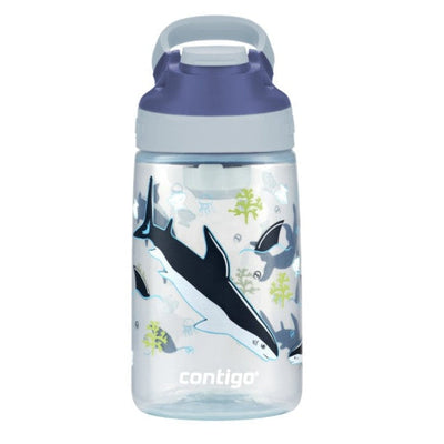 Contigo Children's Water Bottle - Gizmo Sip 420ml - Macaroon Sharks