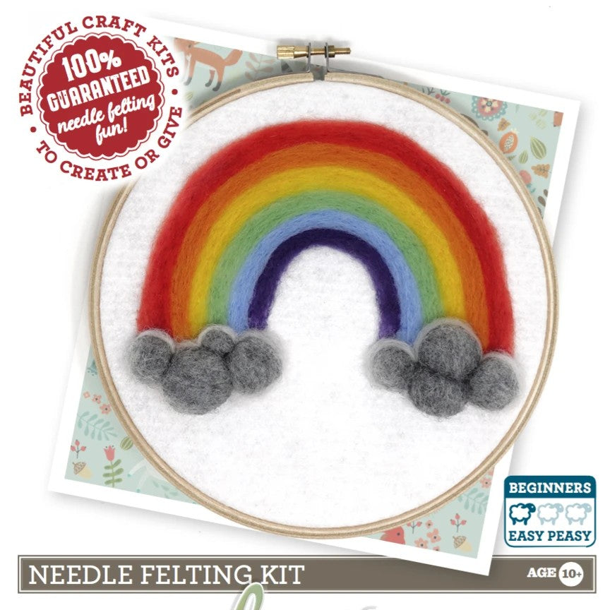 Rainbow of Hope Needle Felting Kit