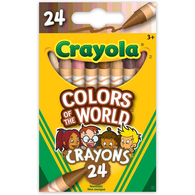 24 Colours of the World Crayons-Crayons-Crayola-Yes Bebe