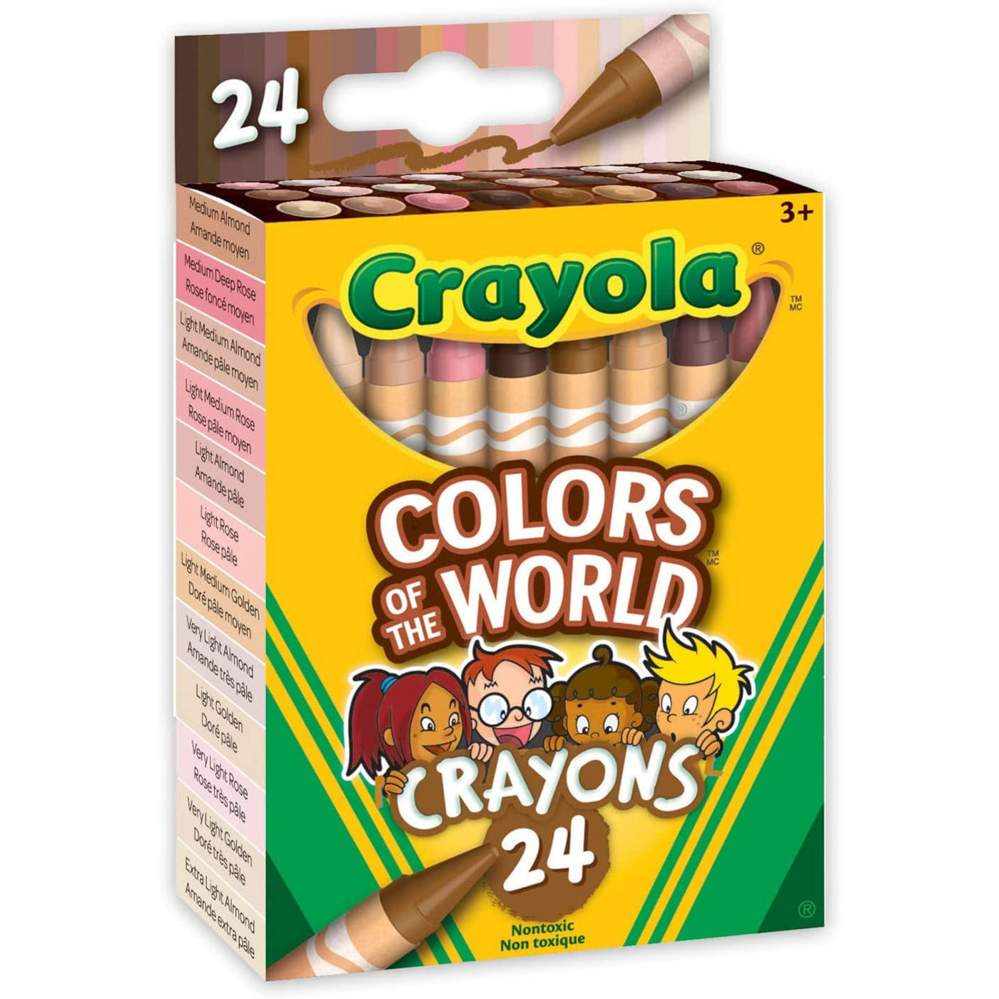 24 Colours of the World Crayons-Crayons-Crayola-Yes Bebe