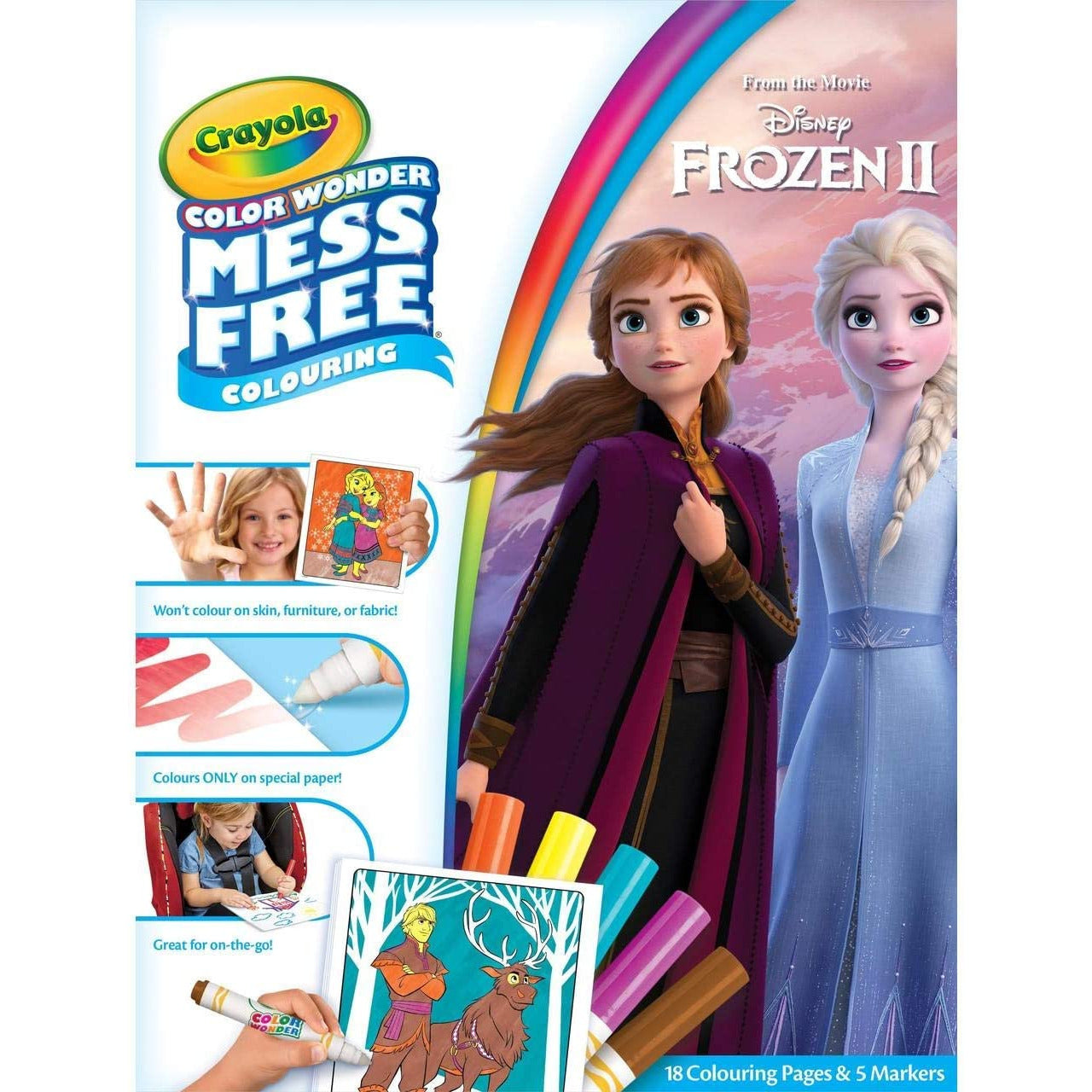 Frozen 2 Colour Wonder-Colouring-Crayola-Yes Bebe