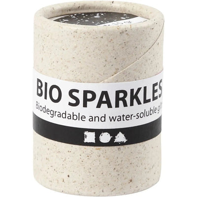 Bio Glitter Tub 10g - Black 0.4mm
