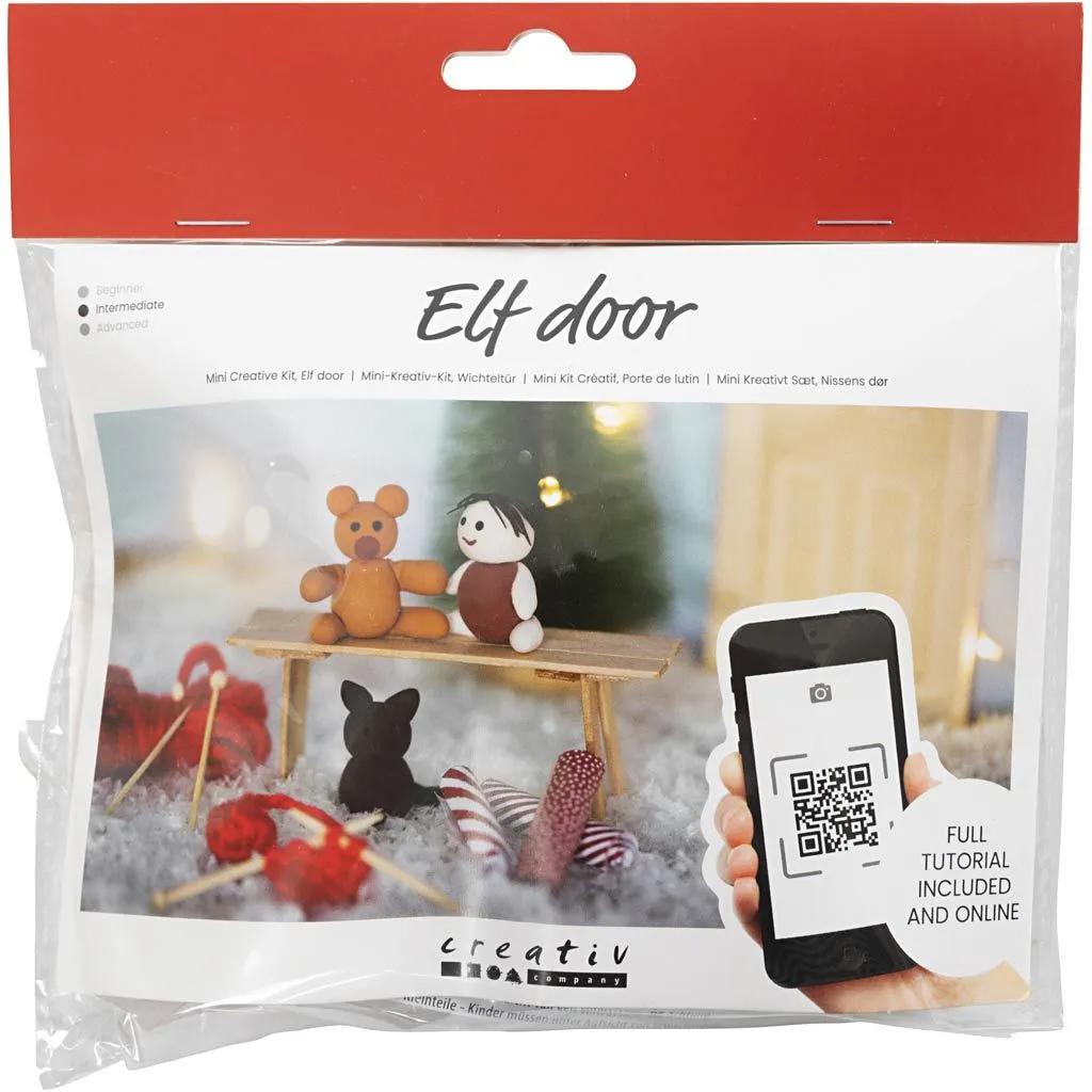 Mini Craft Kit Elf Door - Elf Makes Christmas Presents