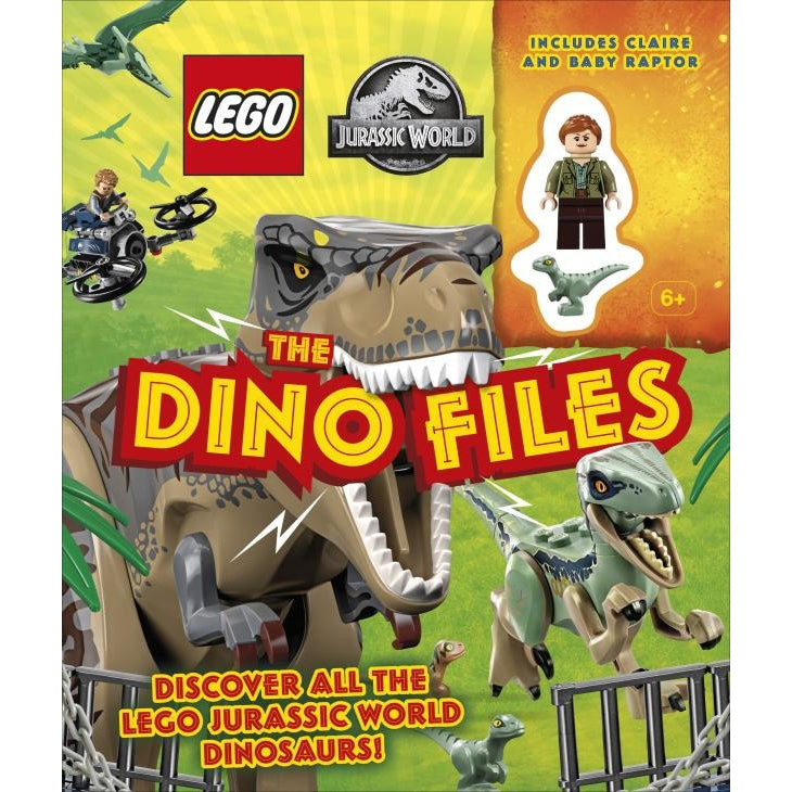 LEGO Jurassic World The Dino Files: with LEGO Jurassic World Claire Minifigure and Baby Raptor!