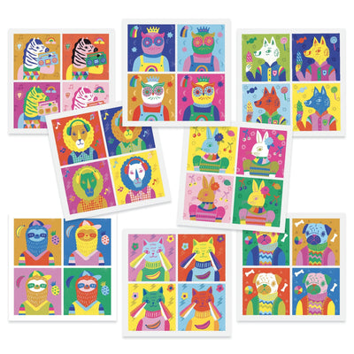Djeco Design - Collage Activity Set Inspired by - Totally Pop