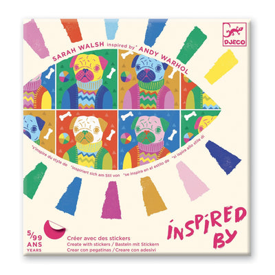 Djeco Design - Collage Activity Set Inspired by - Totally Pop