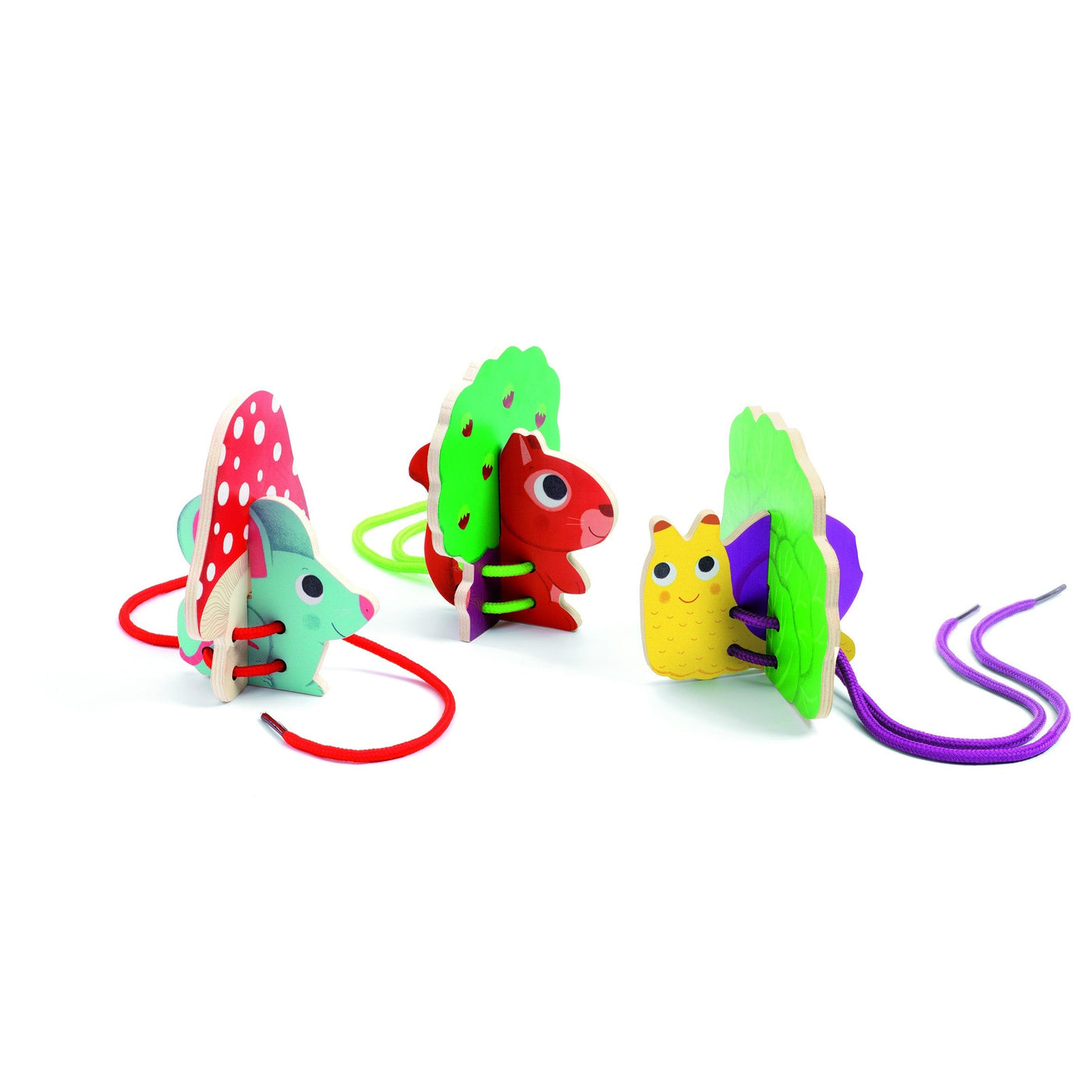 Djeco Lace-up Duo Wooden Game (Early Learning)