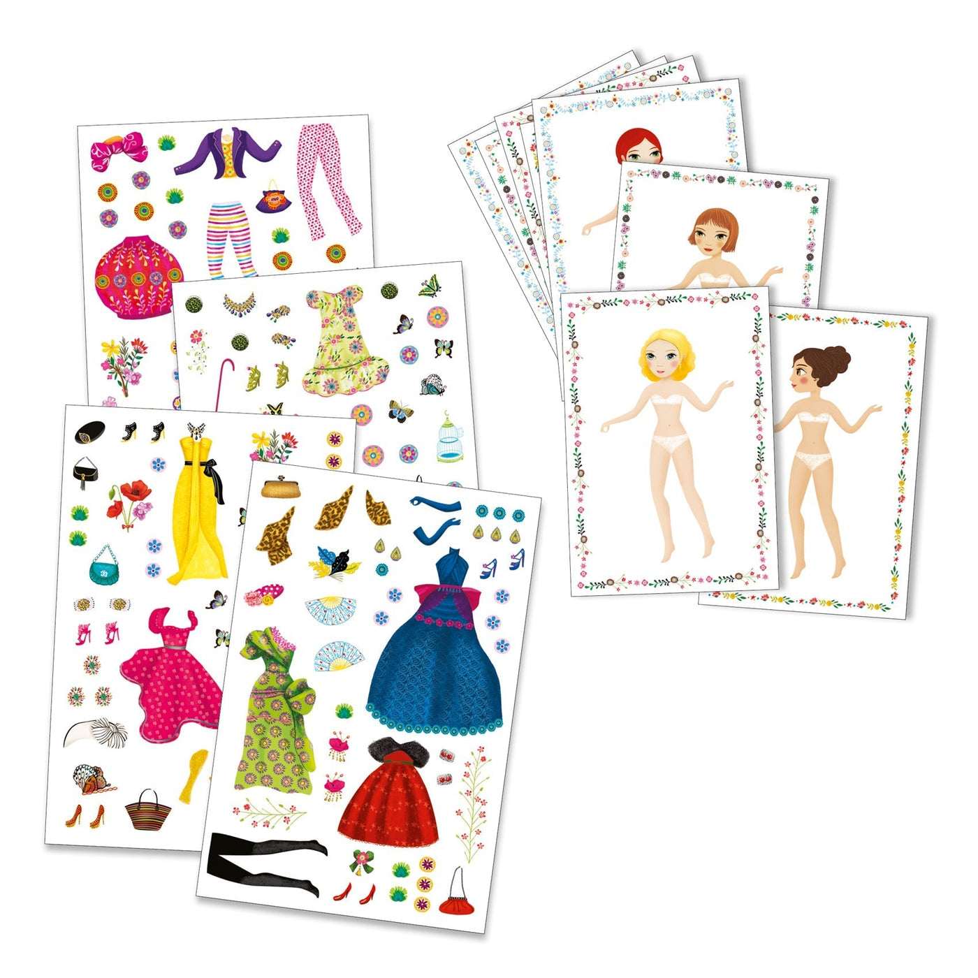 Paper Dolls - Massive Fashion - Small Gifts For Older Ones - Stickers