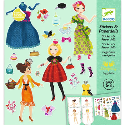 Paper Dolls - Massive Fashion - Small Gifts For Older Ones - Stickers